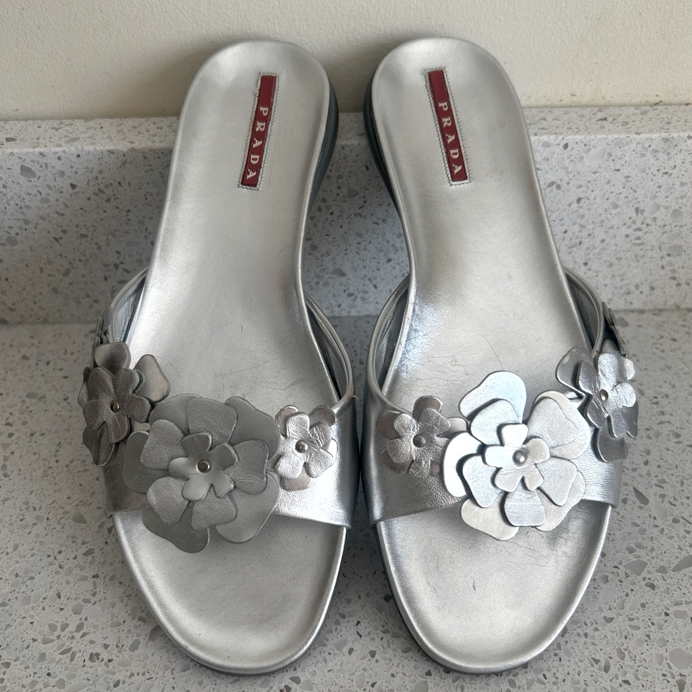 Authentic Prada Sandals/Slides made in Italy -